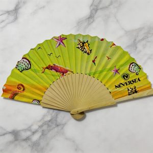 quạt vải lụa in ấn theo yêu cầu ms 01 sang trọng, đa dạng màu sắc