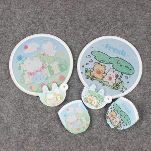 quạt vải gấp gọn in logo ms 02