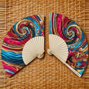Đặt làm quạt vải theo yêu cầu ms 05